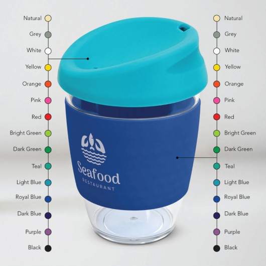 Tritan Reusable Coffee Cups colour chart